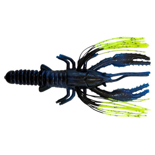 blue swirl chartreuse tip