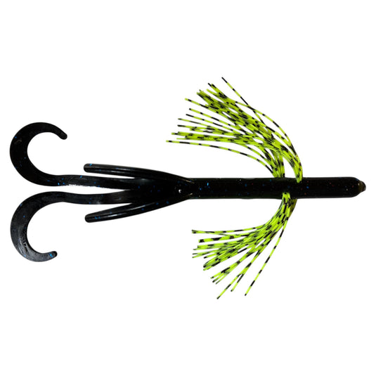 blue black chartreuse tiger