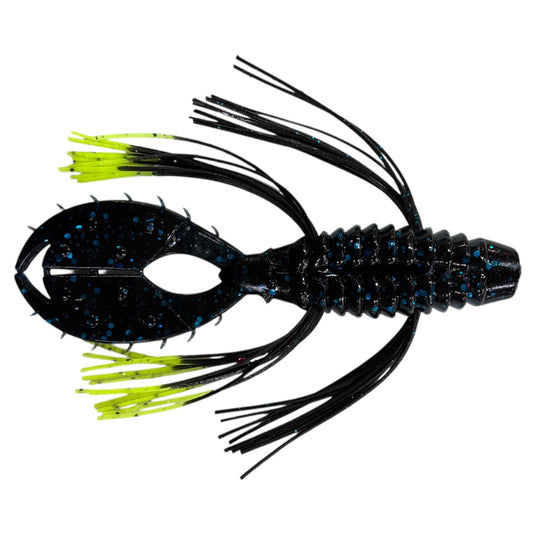 blue black chartreuse tip