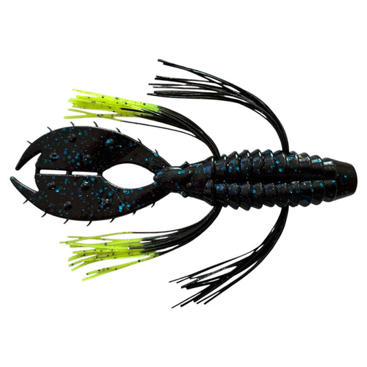 blue black chartreuse tip