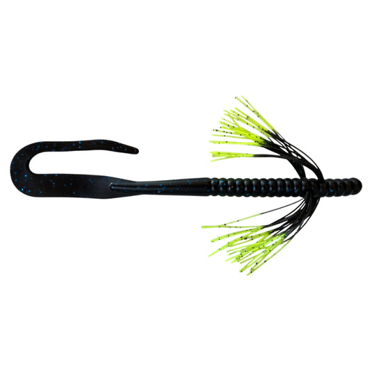 blue black chartreuse tip