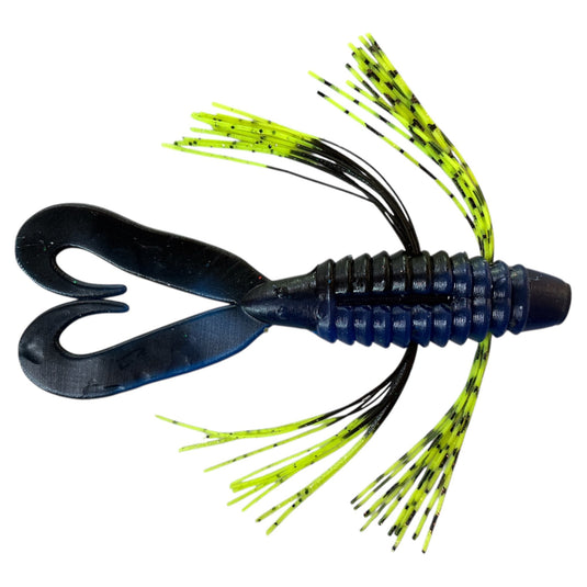 blue swirl chartreuse tip tiger