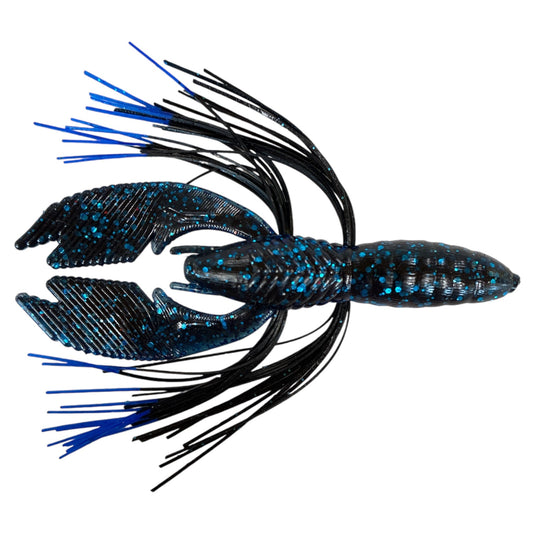 Blue/Black - Black Blue Tip - Fuzzy Baits