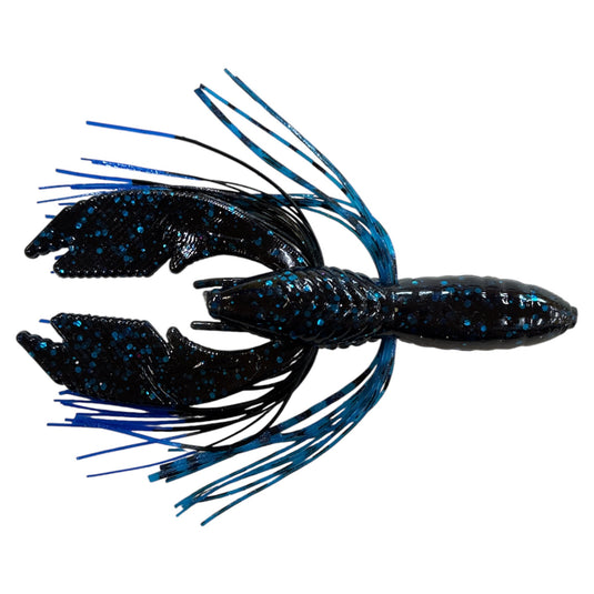 Blue/Black - Black Blue Tip/Tiger - Fuzzy Baits