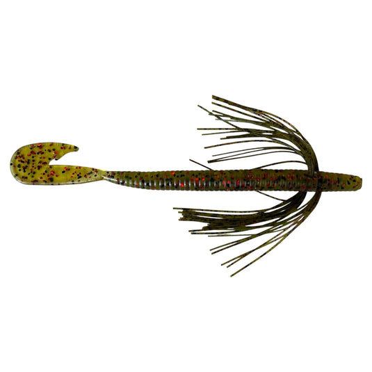 Boogie Worm - Watermelon - Watermelon Red - Fuzzy Baits