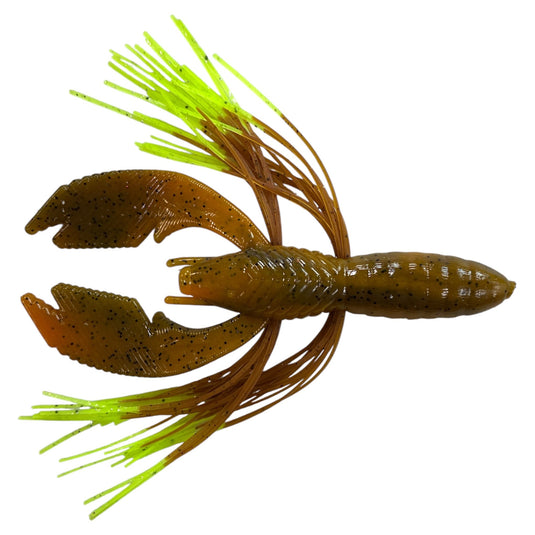 craw pumpkin chartreuse tip