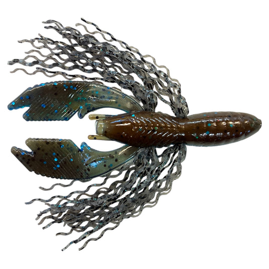 Frizzy Rattl'n Hybrid - Okeechobee Craw - Natural - Fuzzy Baits