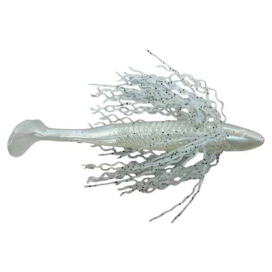 Frizzy Rattl'n Sowbelly - Pearl - Pearl - Fuzzy Baits