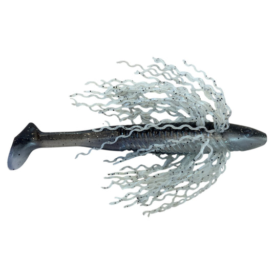 Frizzy Rattl'n Sowbelly - Shad - Pearl - Fuzzy Baits