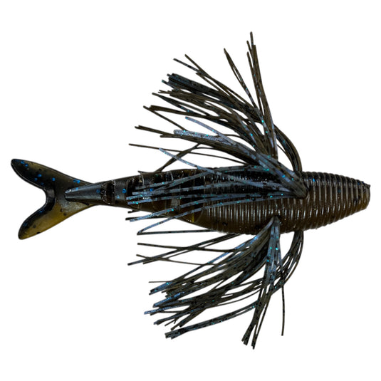 Hunt 1 - Green Blue - Blue Sheen - Fuzzy Baits