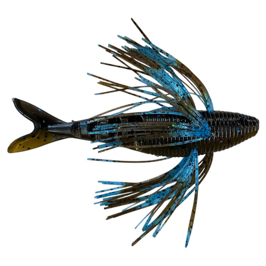 Hunt 1 - Green Blue - Light Blue Green - Fuzzy Baits