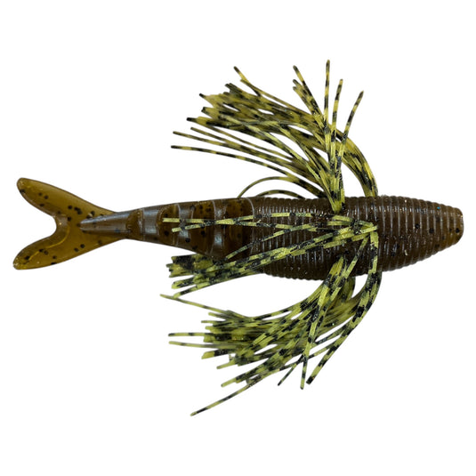 Hunt 1 - Green Pumpkin - Craw Green - Fuzzy Baits