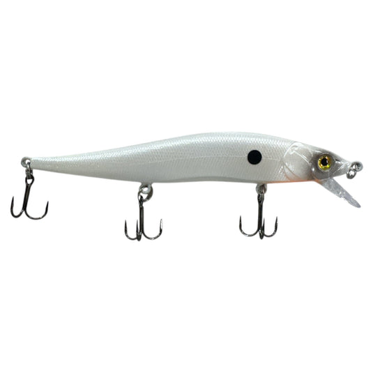 Jerkbait - White - Fuzzy Baits