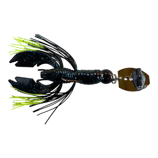 blue black chartreuse tip