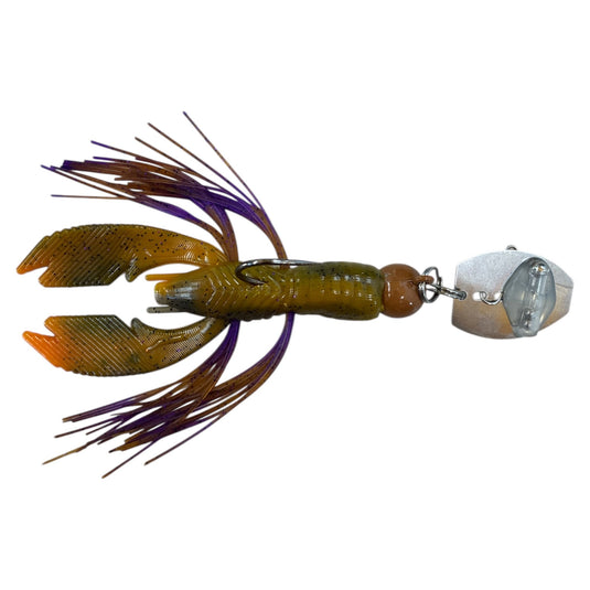 LDASHT Craw Jig - Craw - Craw Purple - FUZZY BAITS