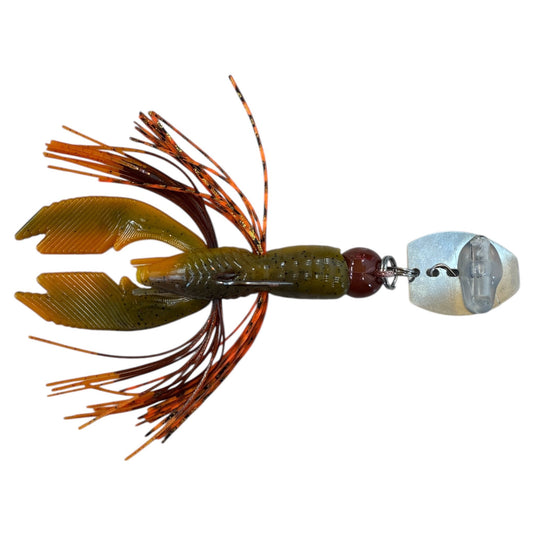 LDASHT Craw Jig - Craw - Craw Tip / Tiger - FUZZY BAITS