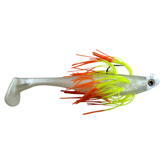 One Shot - Pearl - Salt Fire - Fuzzy Baits