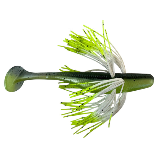 plain sexy white chartreuse tip