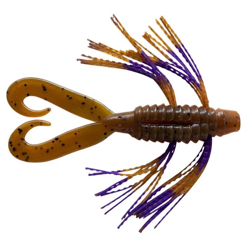 Load image into Gallery viewer, Rattl'n Big N Bug - Craw - Craw Purple - Fuzzy Baits
