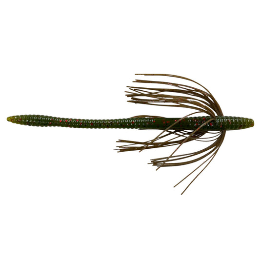 Rattl'n Finesse Worm 6" - Watermelon - Watermelon Red - FUZZY BAITS