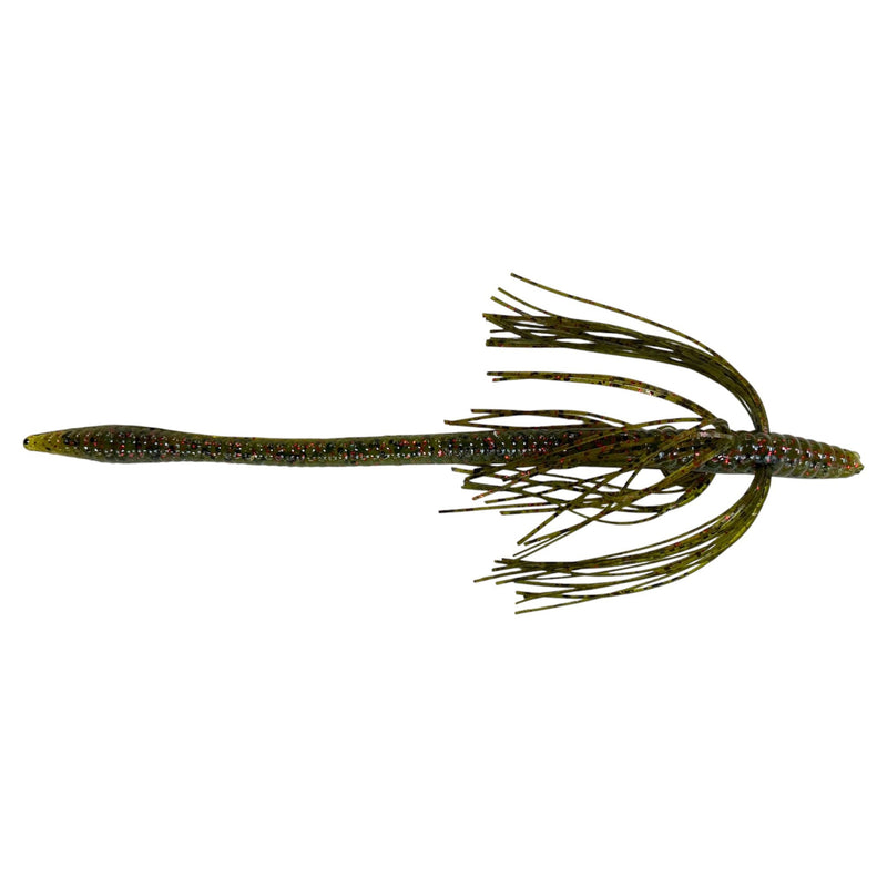 Load image into Gallery viewer, Rattl'n Finesse Worm 6" - Watermelon - Watermelon Red - Fuzzy Baits
