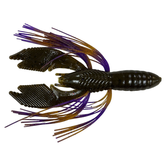 Rattl'n Hybrid Craw - Green Pumpkin - PBJ - Fuzzy Baits