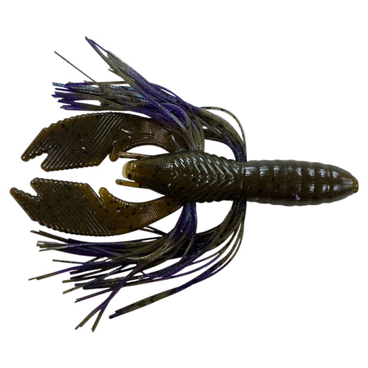 Rattl'n Hybrid Craw - Green Pumpkin - Tonic - Fuzzy Baits