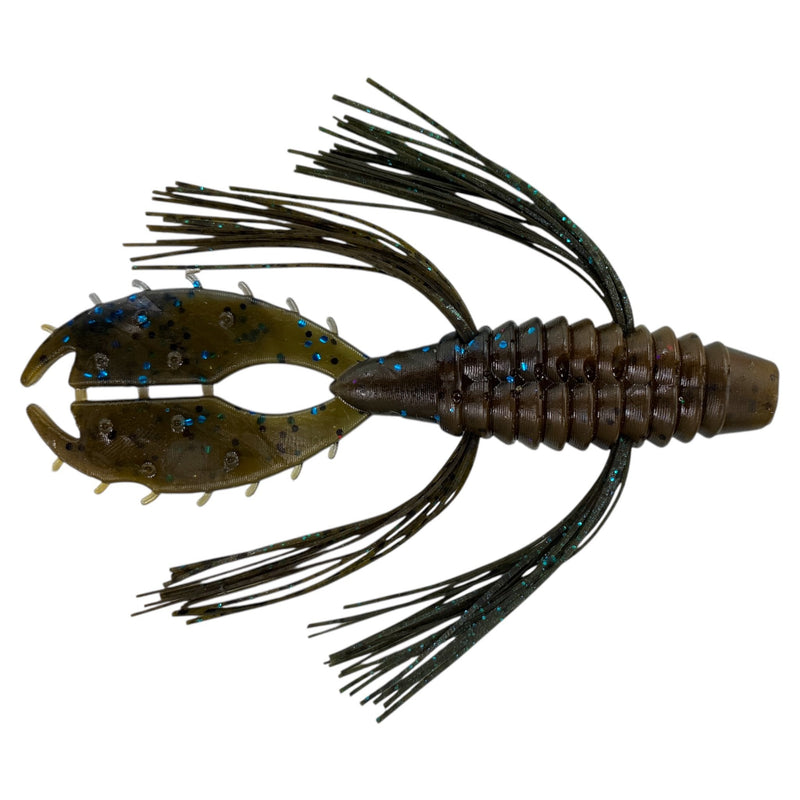Load image into Gallery viewer, Rattl'n SM2 Punch 4" - Green Blue - Green Pumpkin - Fuzzy Baits
