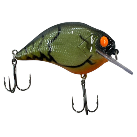 Squarebill Crank - Green Pumpkin Craw - Fuzzy Baits
