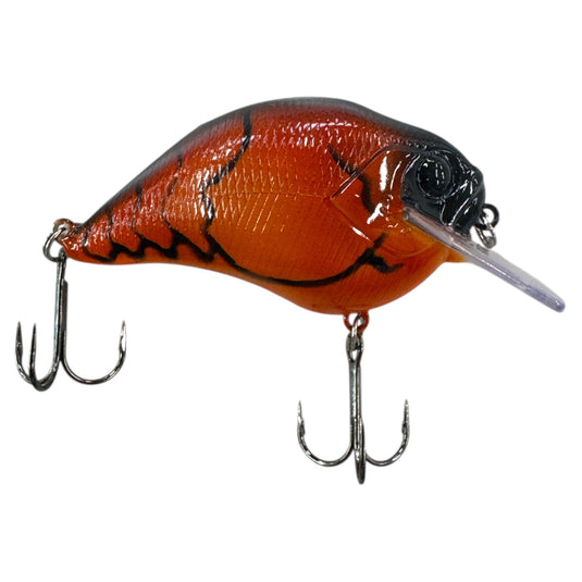 Squarebill Crank - Texas Red Craw - Fuzzy Baits