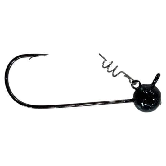 UV Shakeehead - Black - Fuzzy Baits