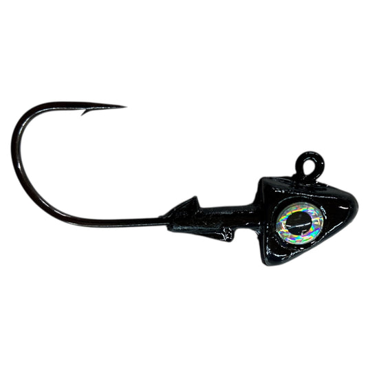 UV Swimhead - Black - Fuzzy Baits