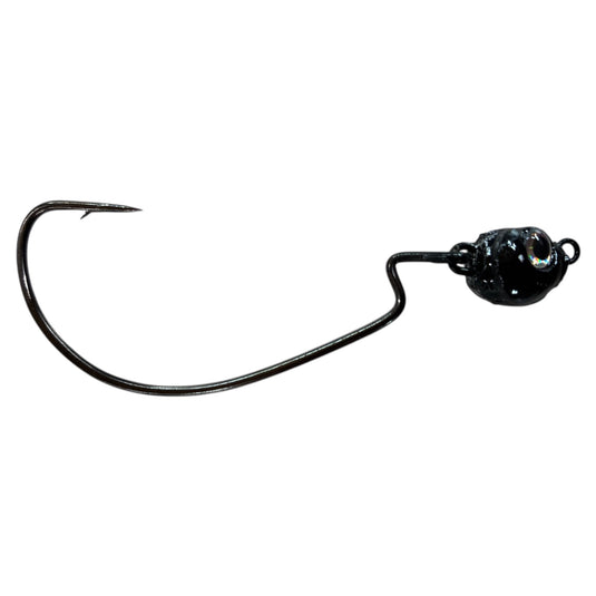 UV Swobblehead - Black - Fuzzy Baits