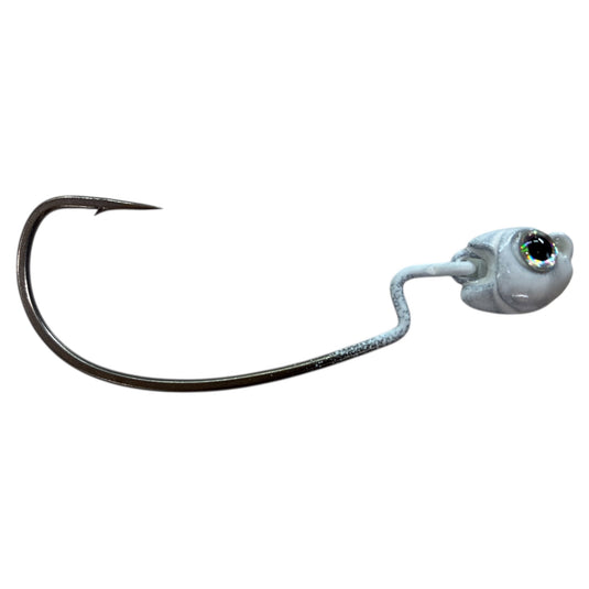 UV Swobblehead - White - Fuzzy Baits